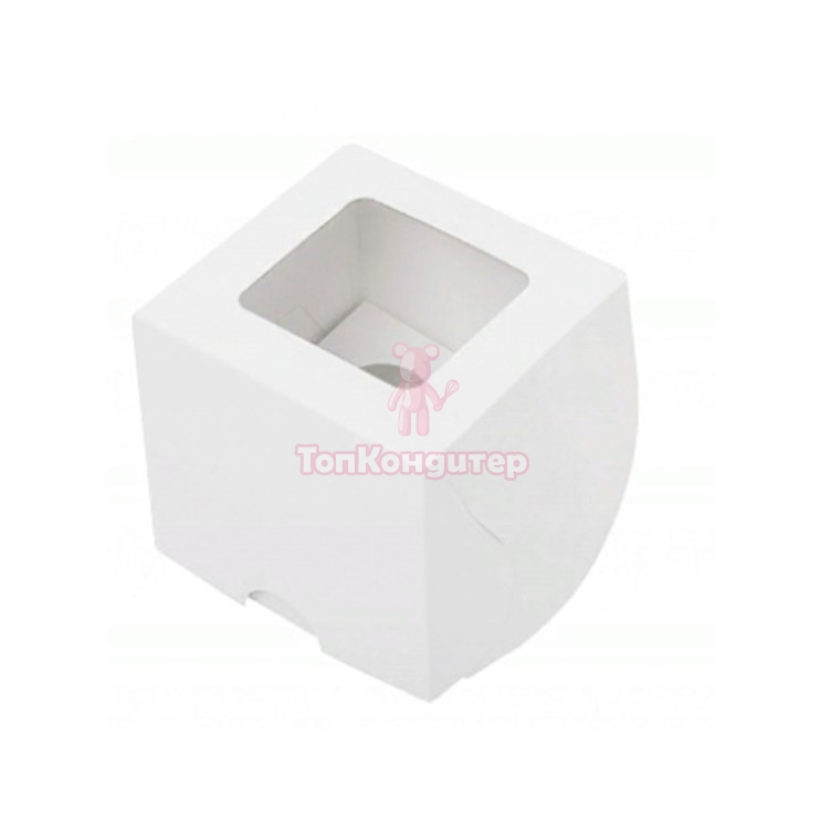 Коробка на 1 капкейк белая