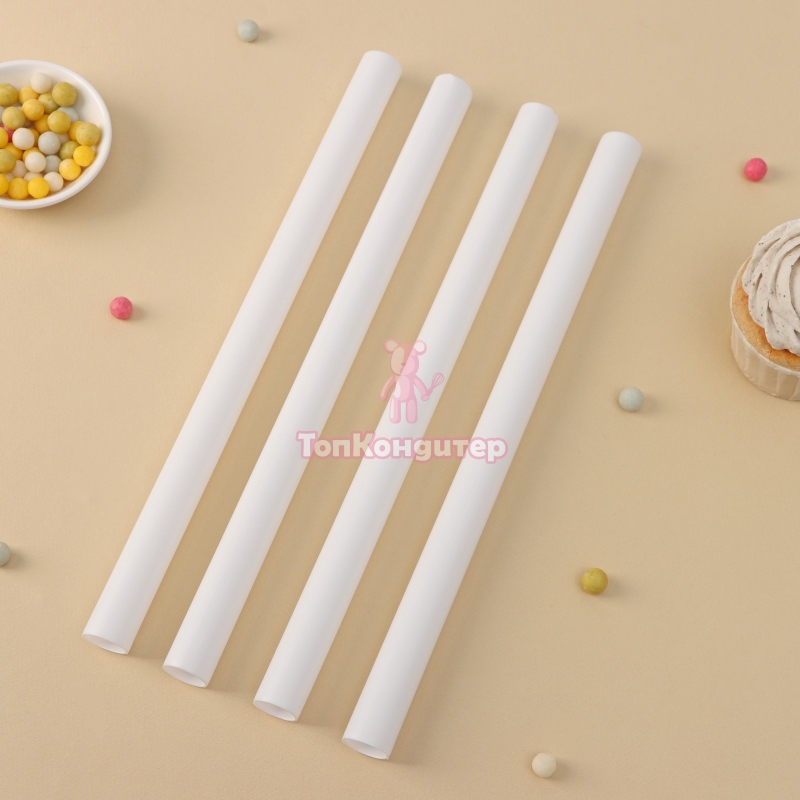 Палочки-дюбели для кондитерских изделий 4 шт d=1,8 см*30 см