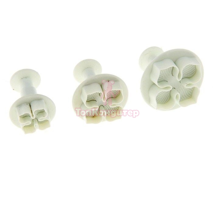 Набор плунжеров кондитерских 4,5х5 см "Клевер", 3 шт