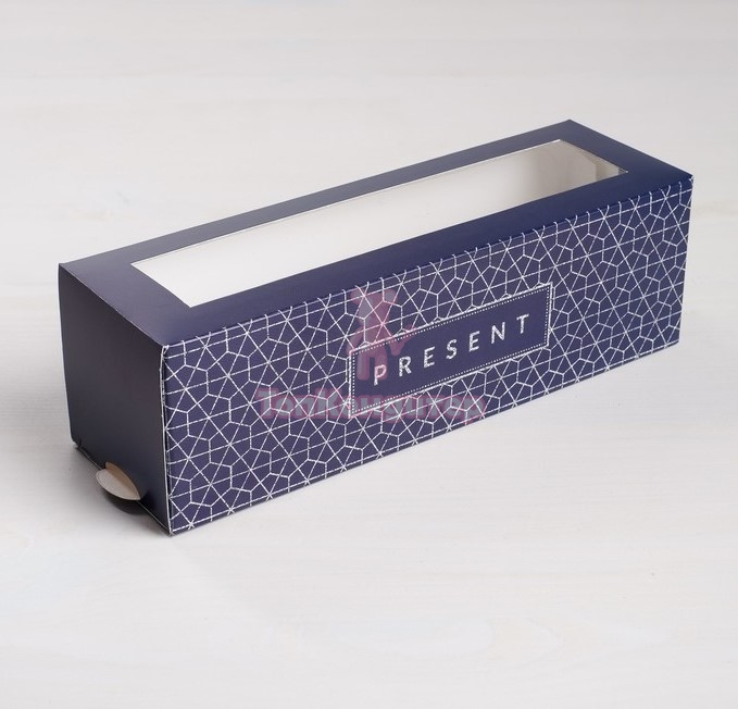 Коробка для макарон 18 см*5,5 см*5,5 см "Present"
