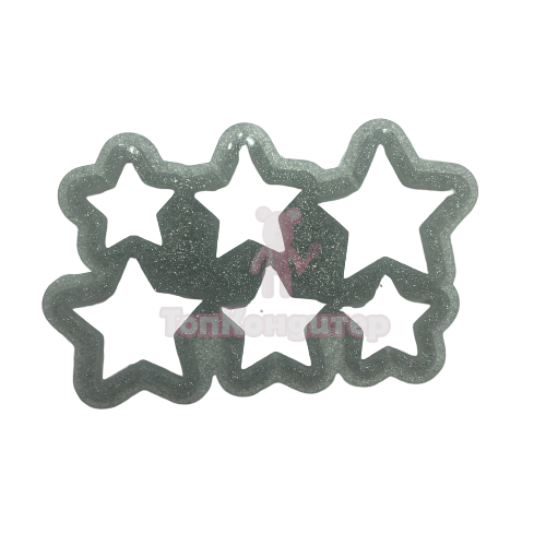 Форма для леденцов "Звезды" микс размеров