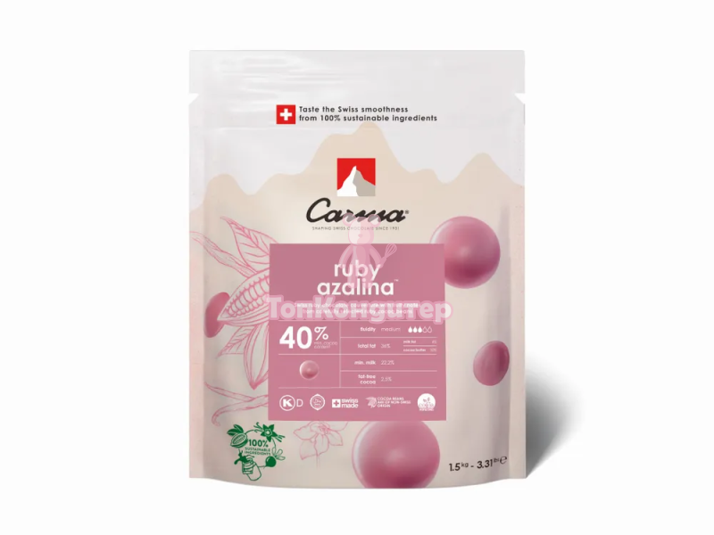 Шоколад Carma Ruby Azalina 40% 1,5 кг