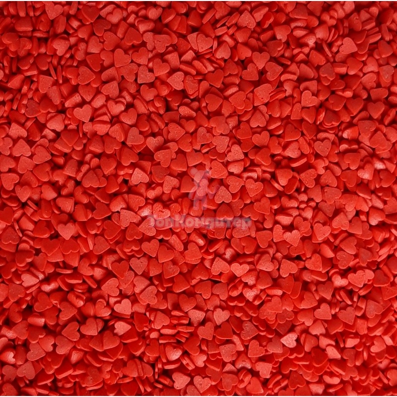 Посыпка "Сердечки средние" Красные 50 гр