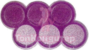 Форма для леденцов "Погремушка круг" 5,5 см