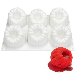 Форма для муссовых десертов "Малина 6 в 1" 20 см*16,8 см*5 см