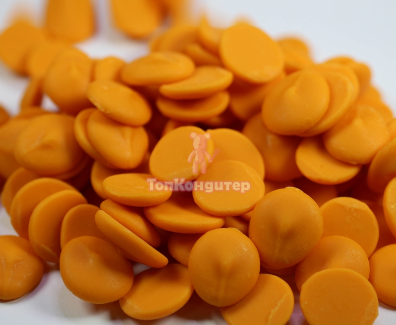 Шоколад Callebaut со вкусом апельсина в галлетах 0,1 кг