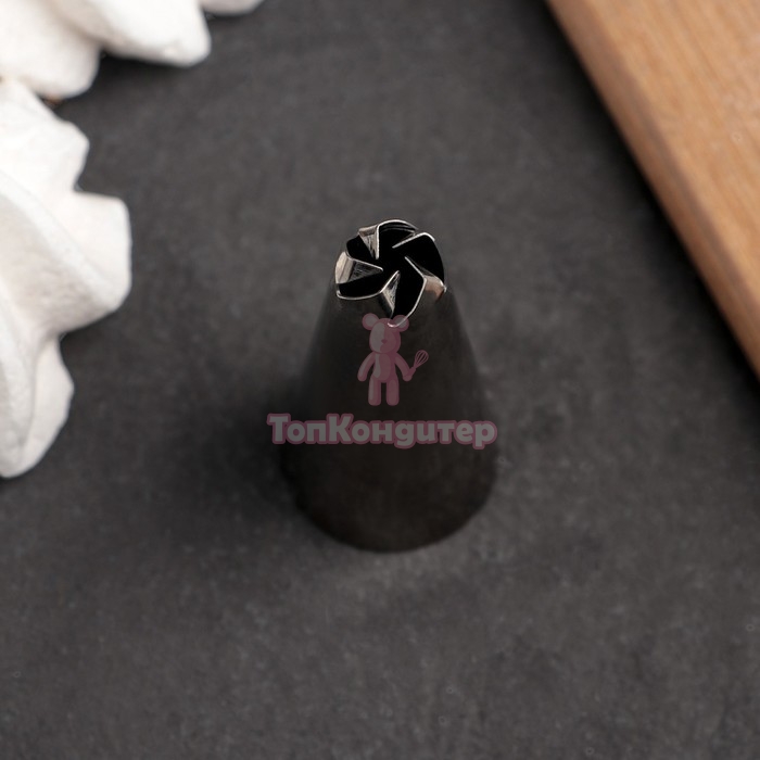 Насадка для кондитерского мешка d=2,2 см "Закрытая роза"